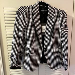 Gingham Blazer
